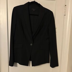 Ann Taylor Black Blazer Classic Suit Jacket